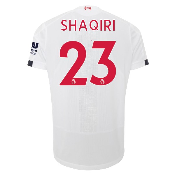 Camiseta Liverpool NO.23 Shaqiri 2ª 2019 2020 Blanco